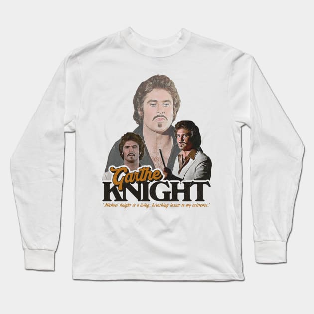 Garthe Knight // Evil Twin of Michael Knight (Rider) Long Sleeve T-Shirt by darklordpug